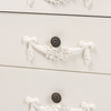 Baxton Studio Eliya Classic and Traditional White Finished Wood 3Drawer Storage Cabinet 212-11937-ZORO
